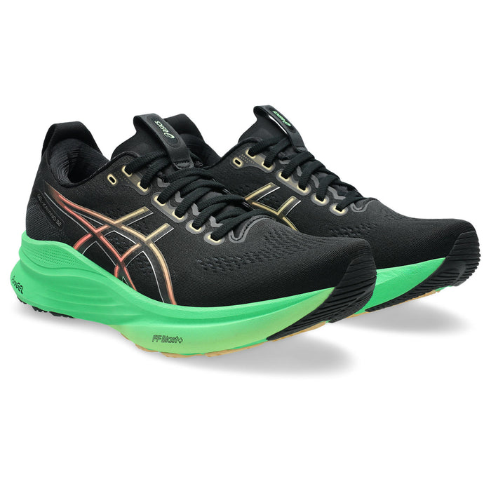 Men's GEL-Kayano 32 (004 - Black/Vital Green)