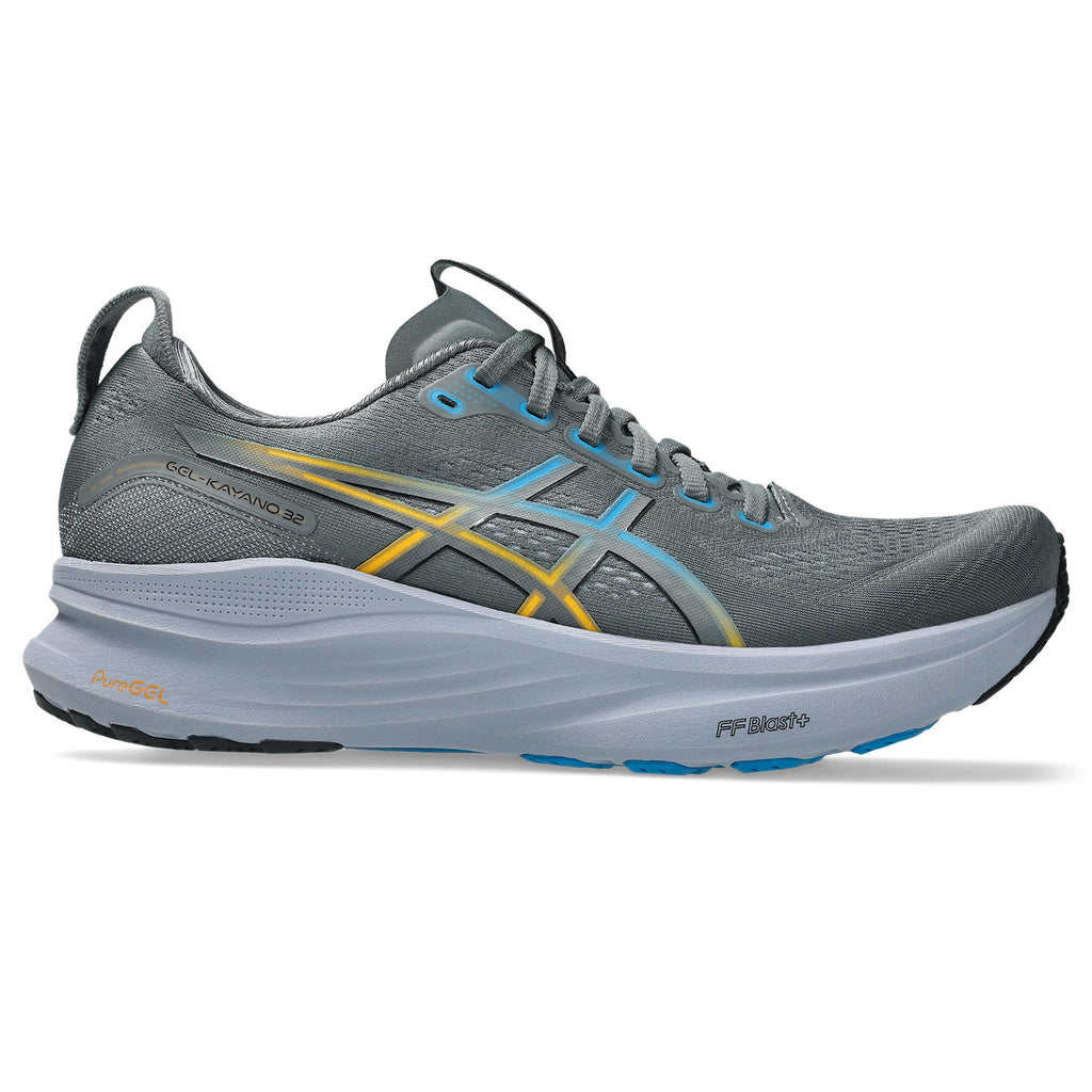 Men's GEL-Kayano 32 (022 - Steel Grey/Aegean Blue) — TC Running Co