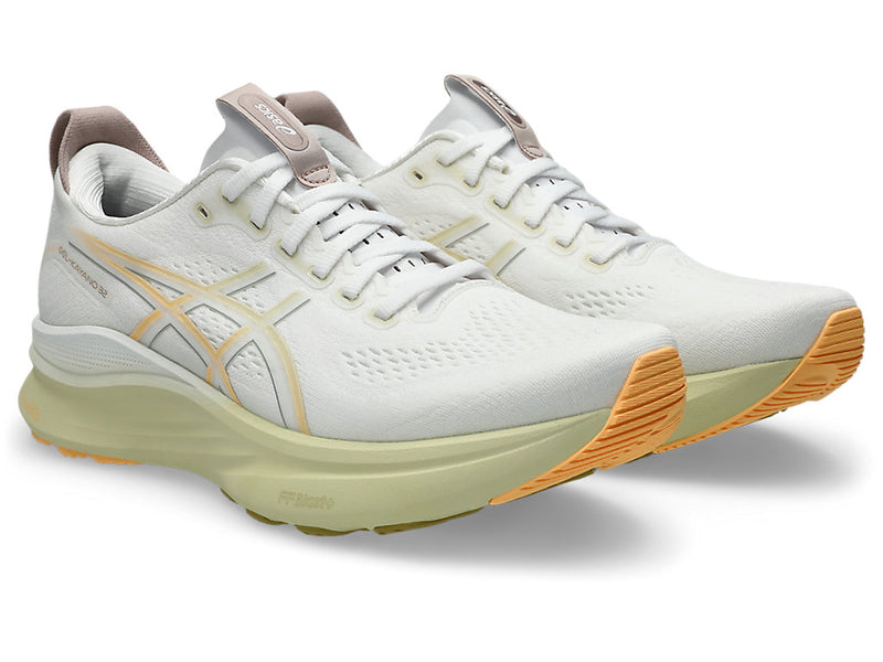 Men's GEL-Kayano 32 (101 - White/Orange Glow)