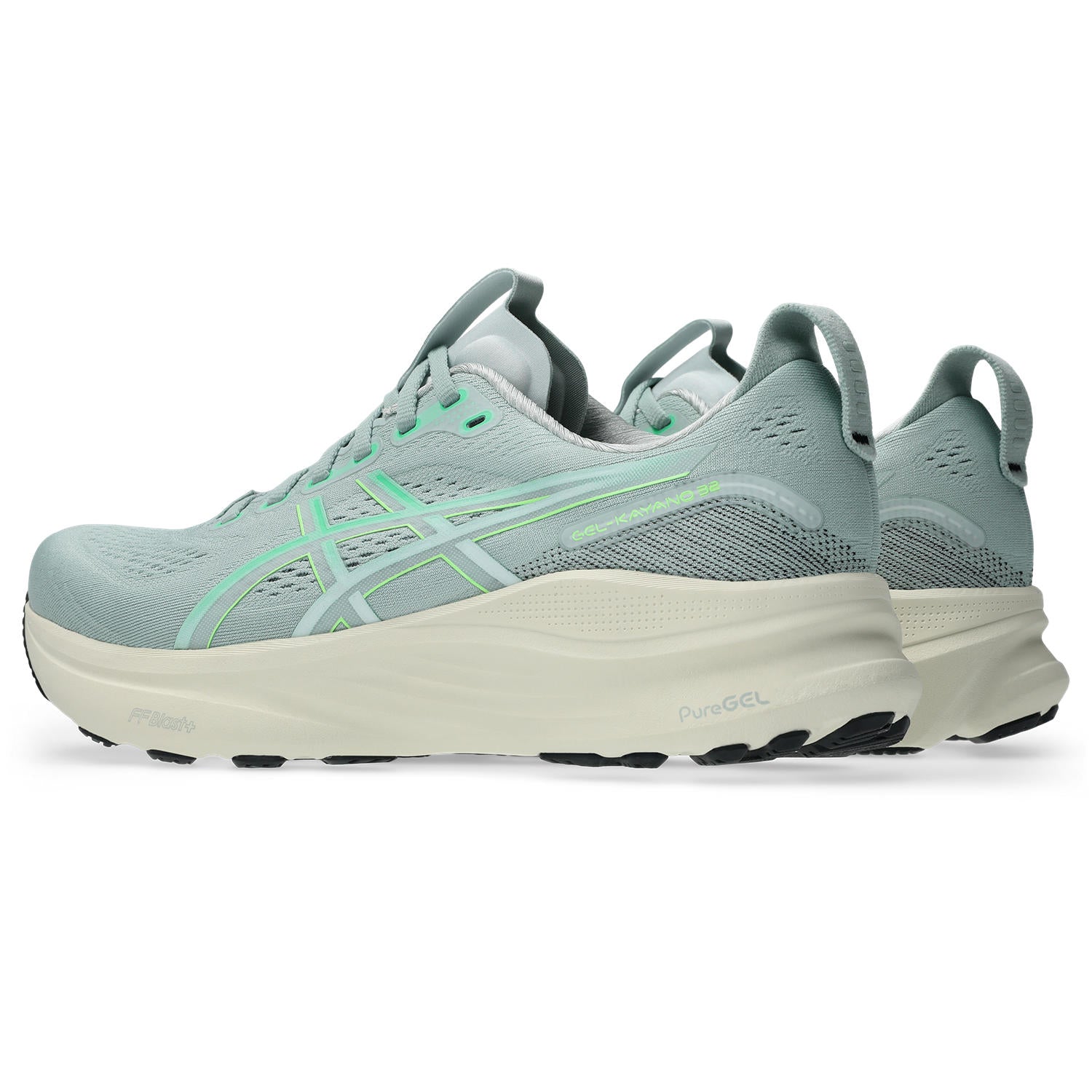 Men's GEL-Kayano 32 (402 - Cold Moss/Vital Green) — TC Running Co