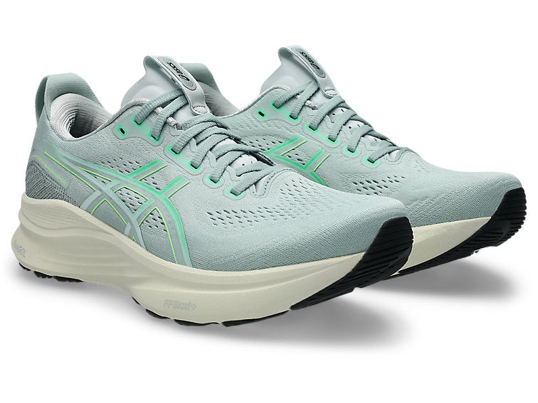 Men's GEL-Kayano 32 WIDE (402 - Cold Moss/Vital Green)