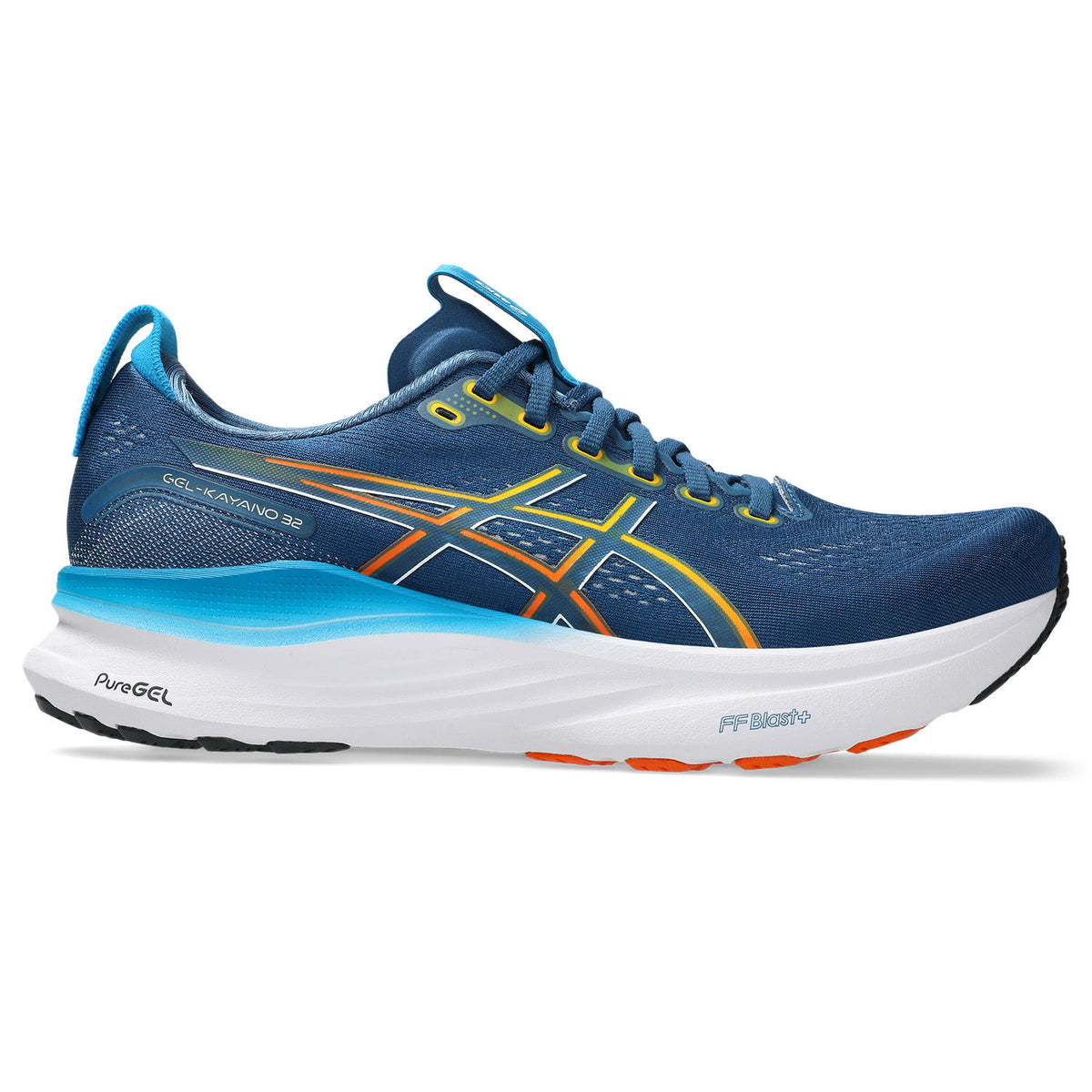 Men's GEL-Kayano 32 (404 - Twilight Blue/Anzu) — TC Running Co