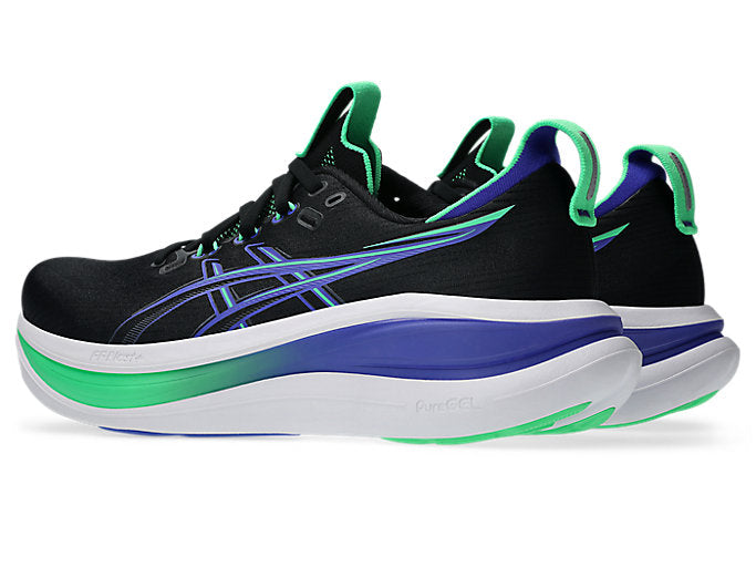 Men's Gel-Nimbus 28 (003 - Black/Cobalt Burst)