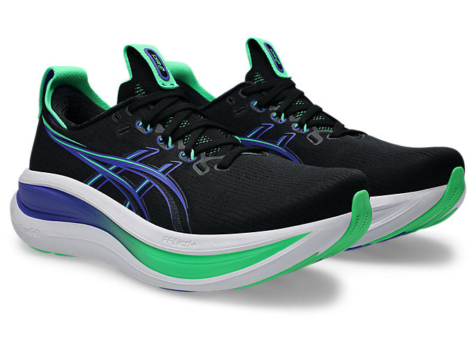 Men's Gel-Nimbus 28 (003 - Black/Cobalt Burst)