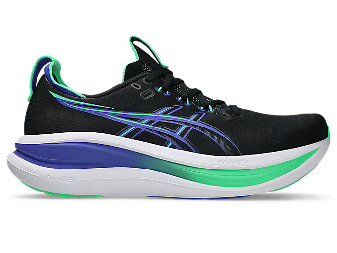 Men's Gel-Nimbus 28 (003 - Black/Cobalt Burst)