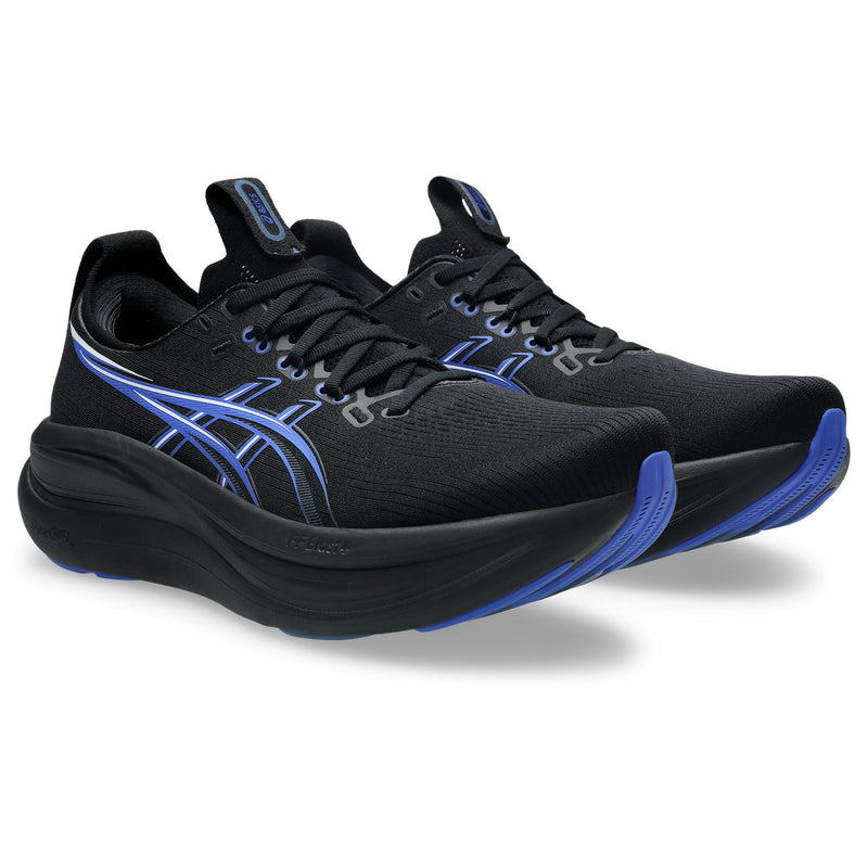 Men's Gel-Nimbus 28 (004 - Black/Neon Blue)