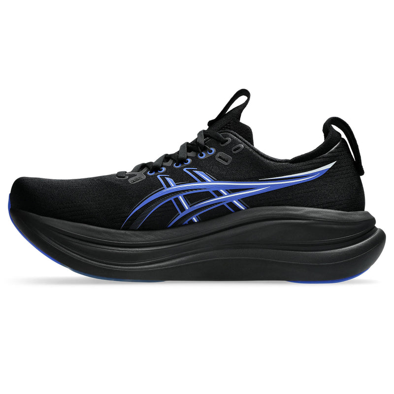 Men's Gel-Nimbus 28 (004 - Black/Neon Blue)
