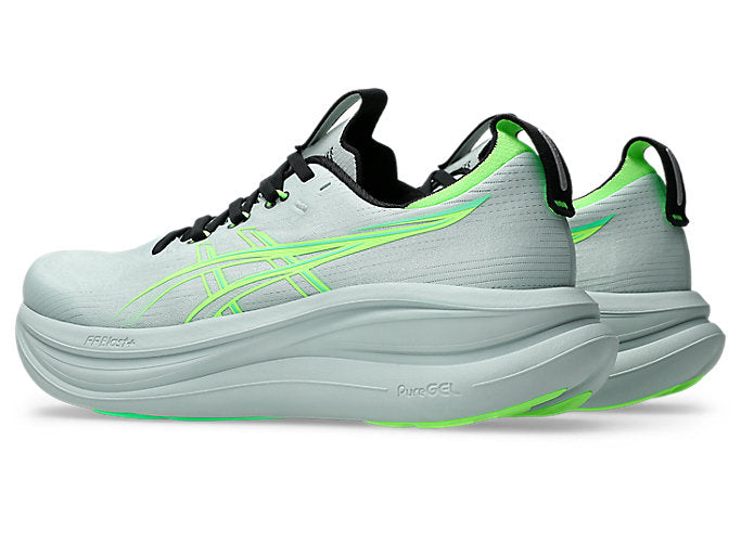 Men's Gel-Nimbus 28 WIDE (400 - Cold Moss/Illuminate Green)