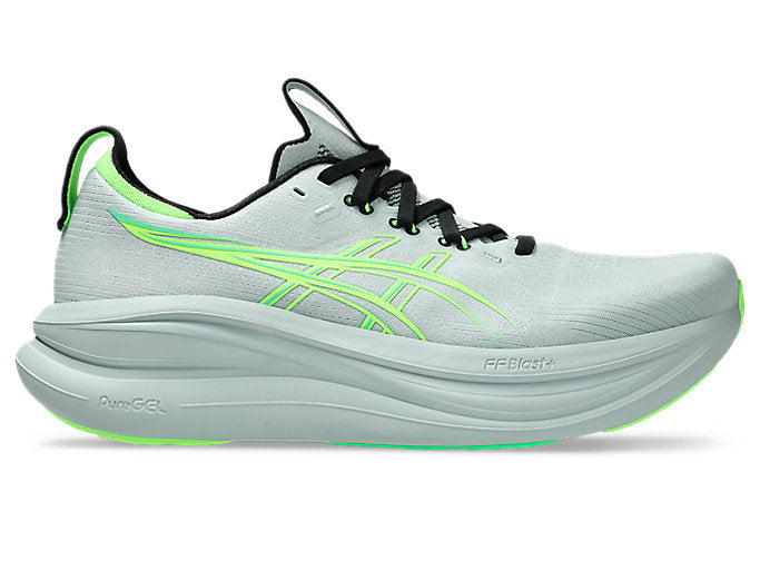 Men's Gel-Nimbus 28 WIDE (400 - Cold Moss/Illuminate Green)
