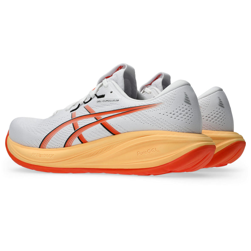 Men's Gel-Cumulus 28 (101 - White/Energy Orange)