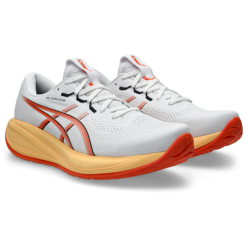 Men's Gel-Cumulus 28 (101 - White/Energy Orange)