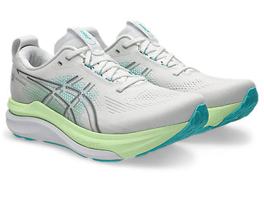 Men's Gel-Kayano 33 (100 - White/Energy Aqua)