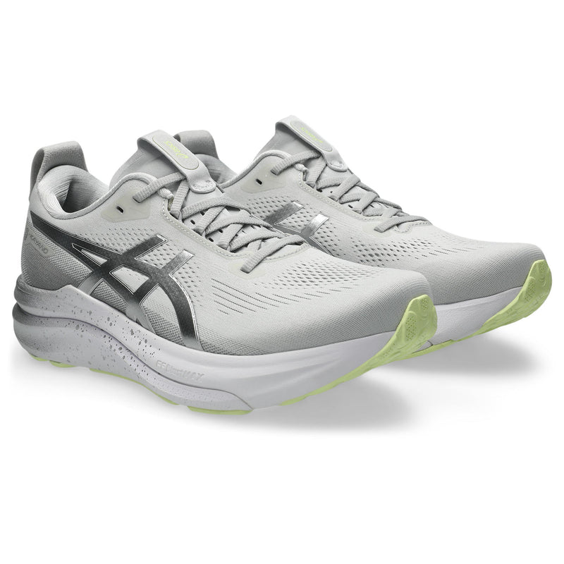 Men's Gel-Kayano 33 Platinum (020 - Platinum/Glow Green)