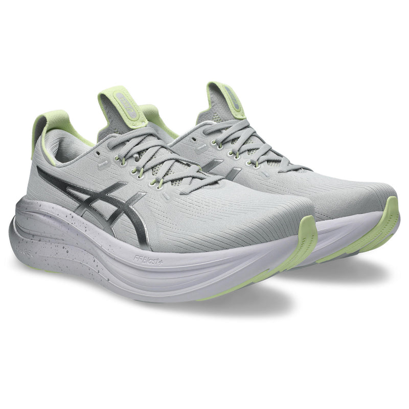 Men's Gel-Nimbus 28 Platinum (020 - Platinum/Glow Green)