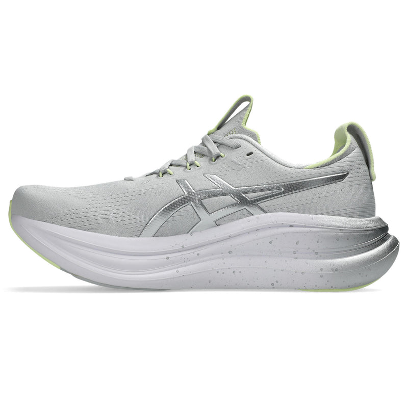 Men's Gel-Nimbus 28 Platinum (020 - Platinum/Glow Green)