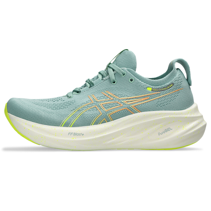 Women’s Gel-Nimbus 26 (301 - Light Celadon/Safety Yellow)