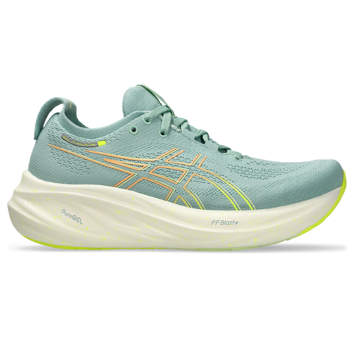 Women’s Gel-Nimbus 26 (301 - Light Celadon/Safety Yellow)