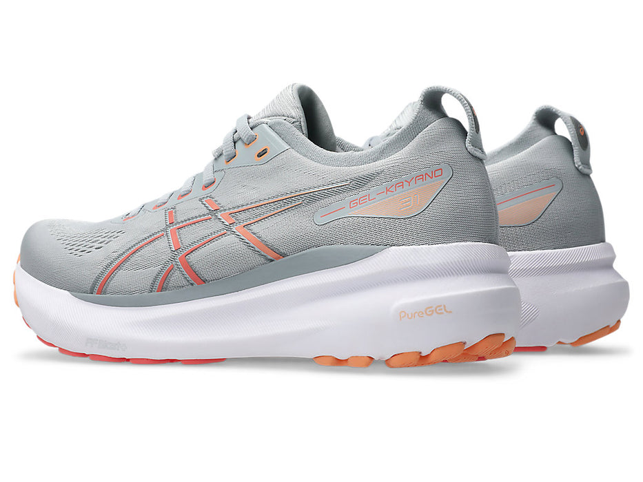 Women's GEL-Kayano 31 (023 - Piedmont Grey/Papaya)