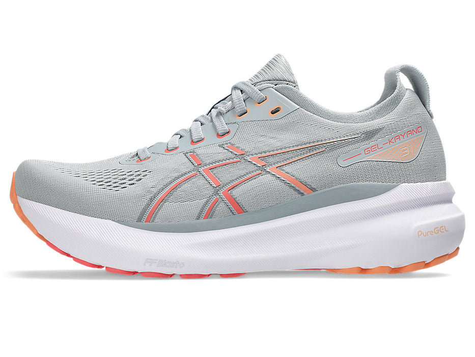 Women's GEL-Kayano 31 (023 - Piedmont Grey/Papaya)