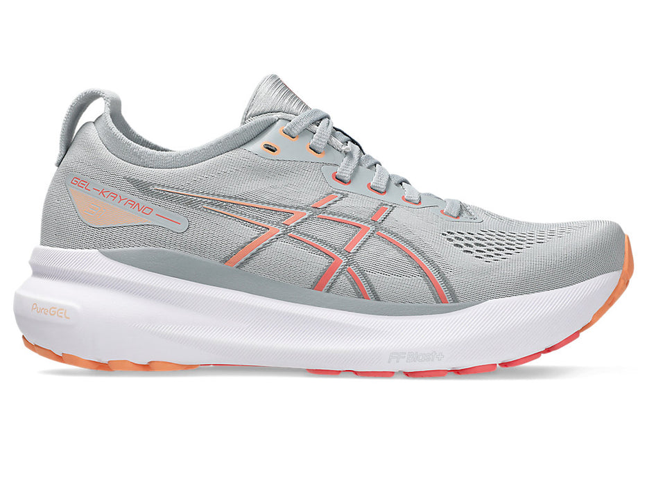 Women's GEL-Kayano 31 (023 - Piedmont Grey/Papaya)