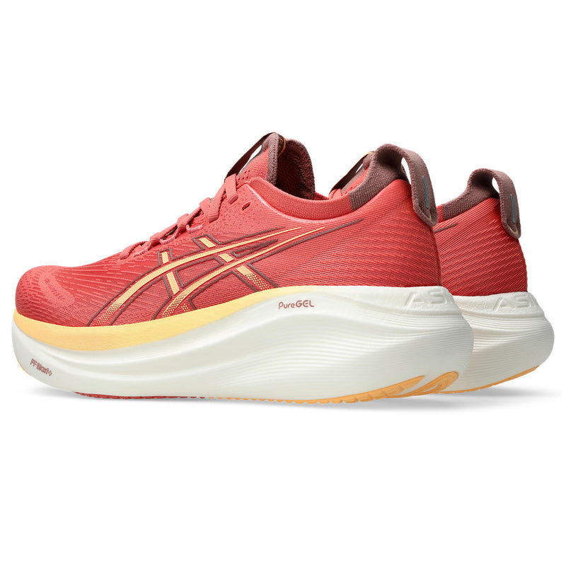 Women's Gel-Nimbus 27 (701 - Dark Pink Clay/Orange Glow)