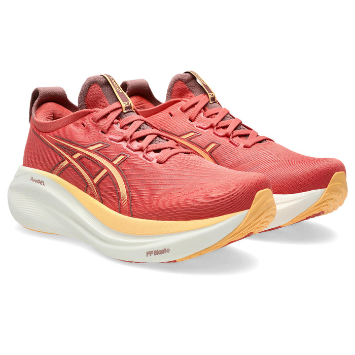 Women's Gel-Nimbus 27 (701 - Dark Pink Clay/Orange Glow)