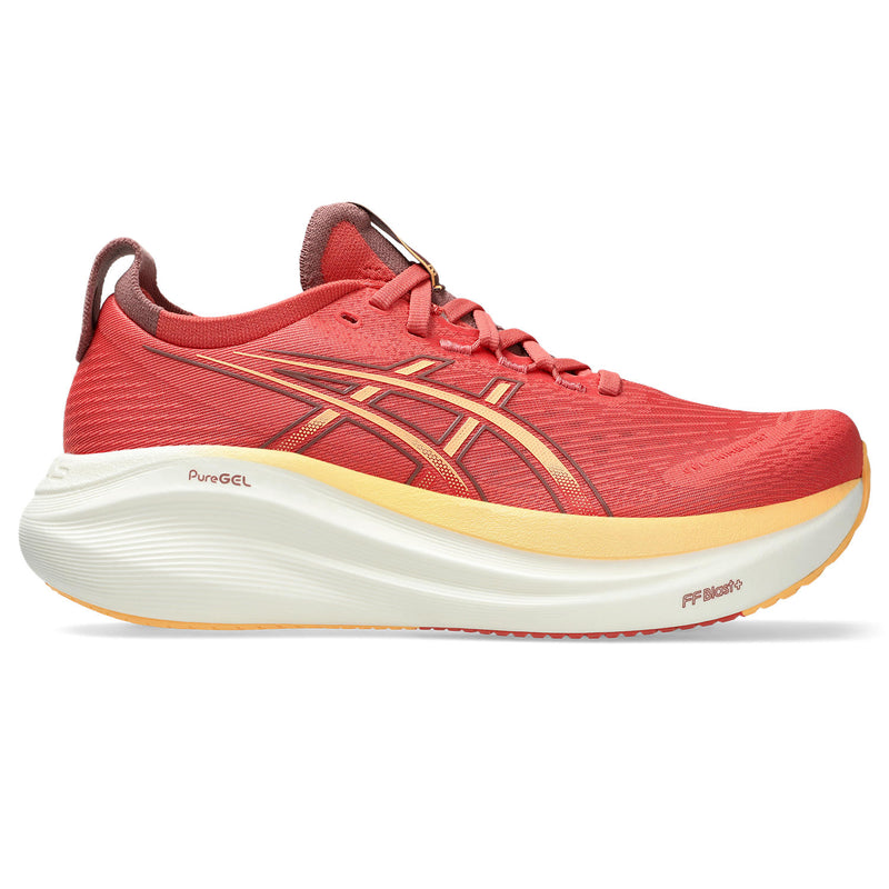 Women's Gel-Nimbus 27 (701 - Dark Pink Clay/Orange Glow)