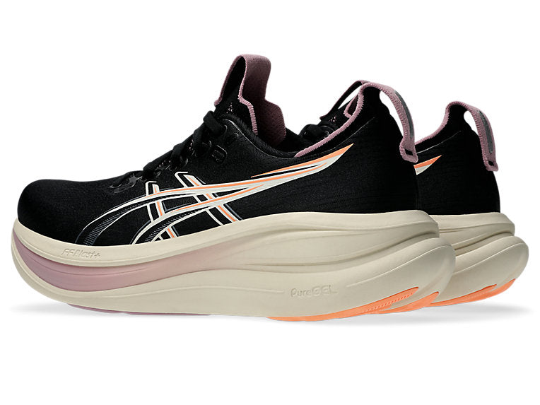Women's Gel-Nimbus 28 (004 - Black/Taro Purple)