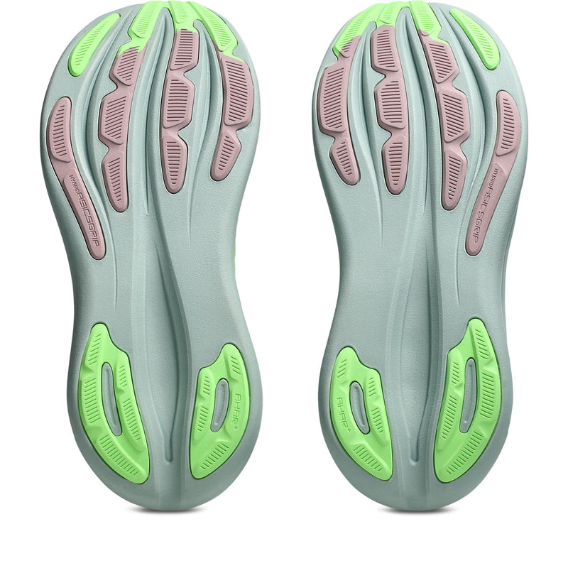 Women's Gel-Nimbus 28 (020 - Cloud Grey/Illuminate Green)