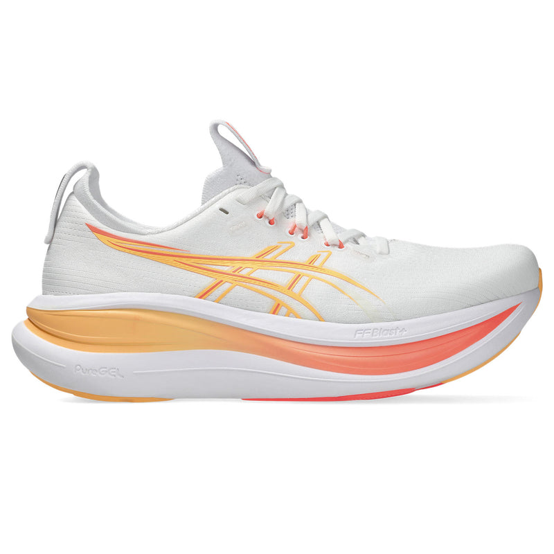 Women's Gel-Nimbus 28 (102 - White/Sun Coral)