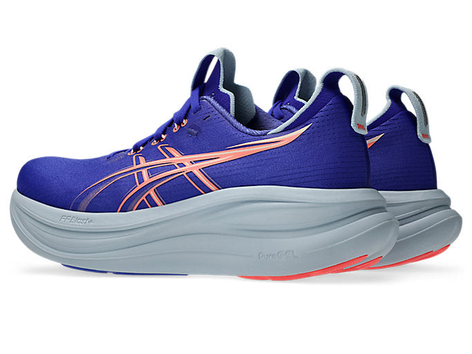 Women's Gel-Nimbus 28 (401 - Cobalt Burst/Sun Coral)