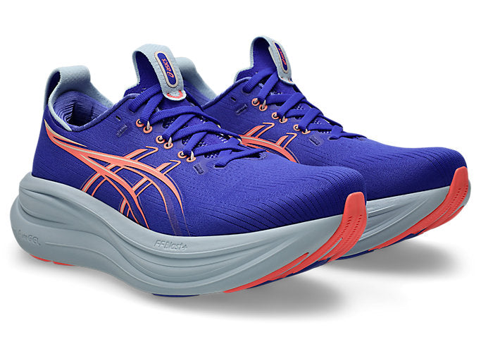 Women's Gel-Nimbus 28 (401 - Cobalt Burst/Sun Coral)