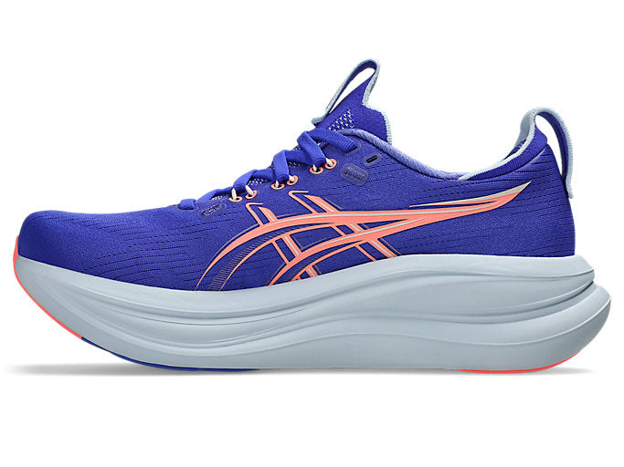 Women's Gel-Nimbus 28 (401 - Cobalt Burst/Sun Coral)