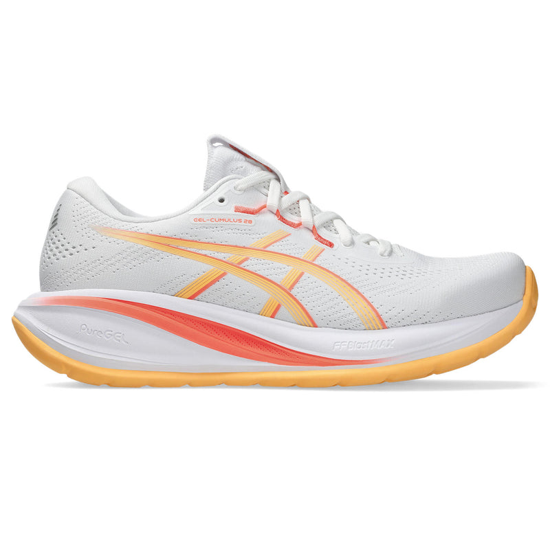 Women's Gel-Cumulus 28 (103 - White/Orange Glow)