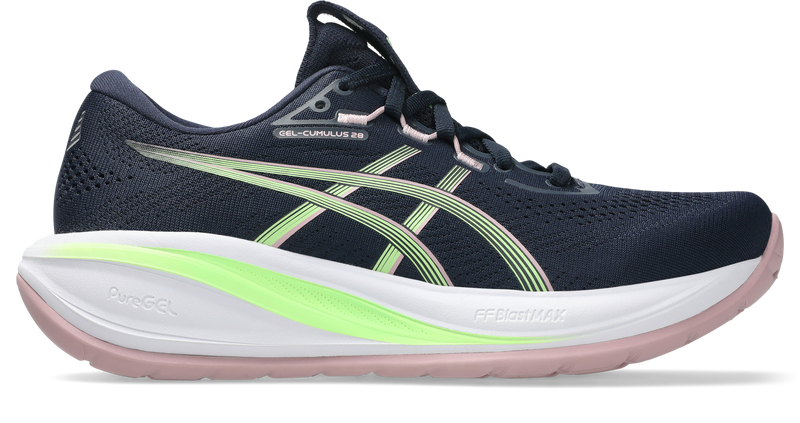 Women's Gel-Cumulus 28 (400 - Midnight/Illuminate Green)