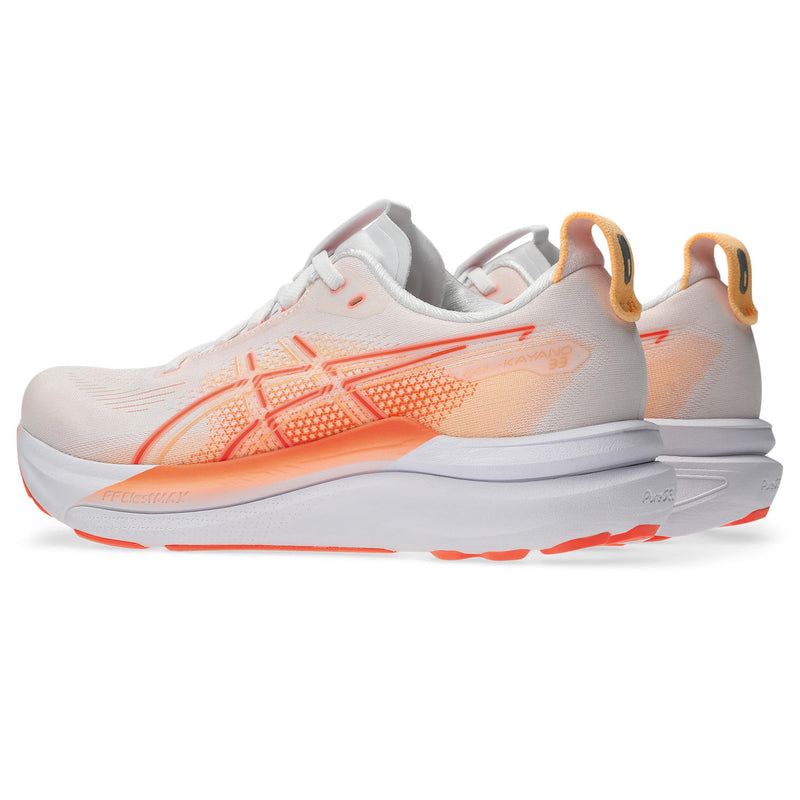 Women's Gel-Kayano 33 (101 - White/Vivid Coral)