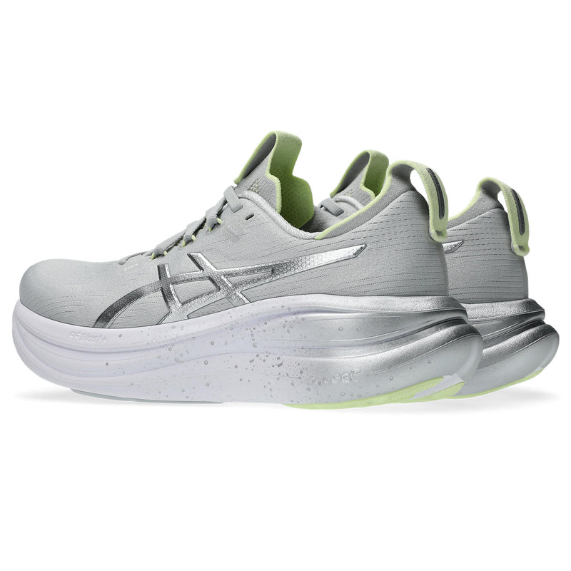 Women's Gel-Nimbus 28 Platinum (020 - Platinum/Glow Green)