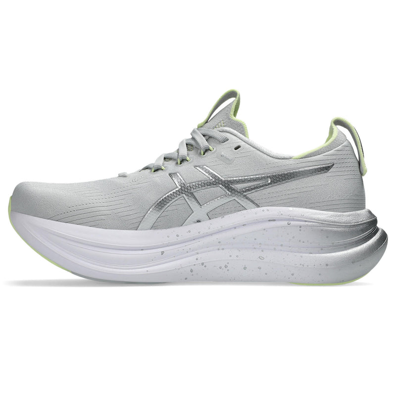 Women's Gel-Nimbus 28 Platinum (020 - Platinum/Glow Green)