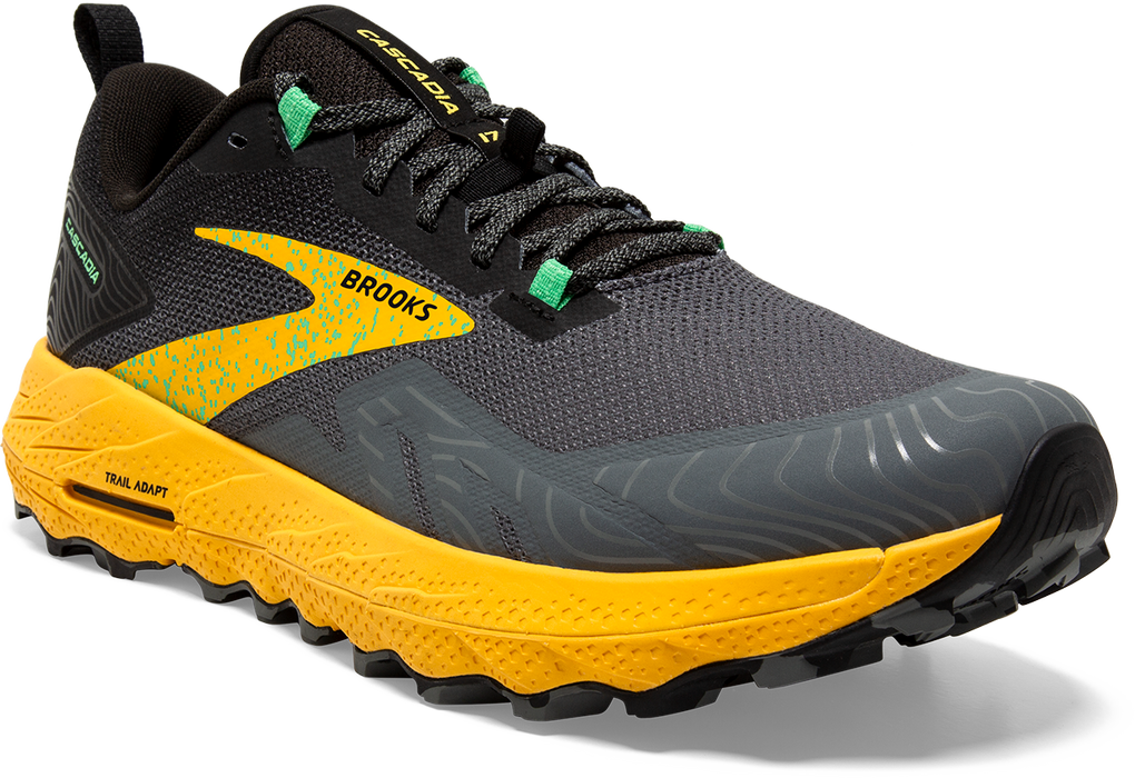 Men s Cascadia 17 333 Lemon Chrome Sedona Sage TC Running Co
