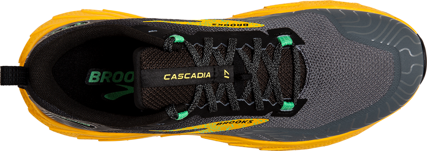 Brooks Cascadia 17 11 Lemon Chrome Sedona Sage Men s