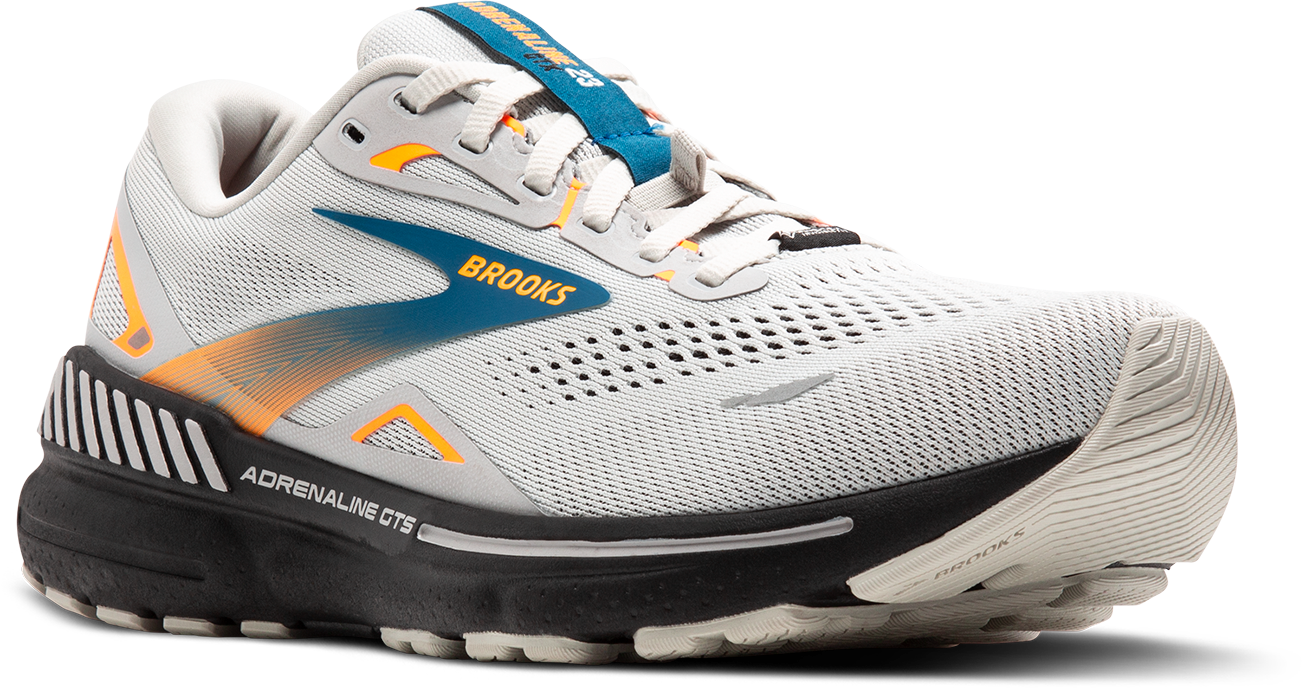 Men's Adrenaline 23 GTX (071 - Oyster Mushroom/Orange/Blue)