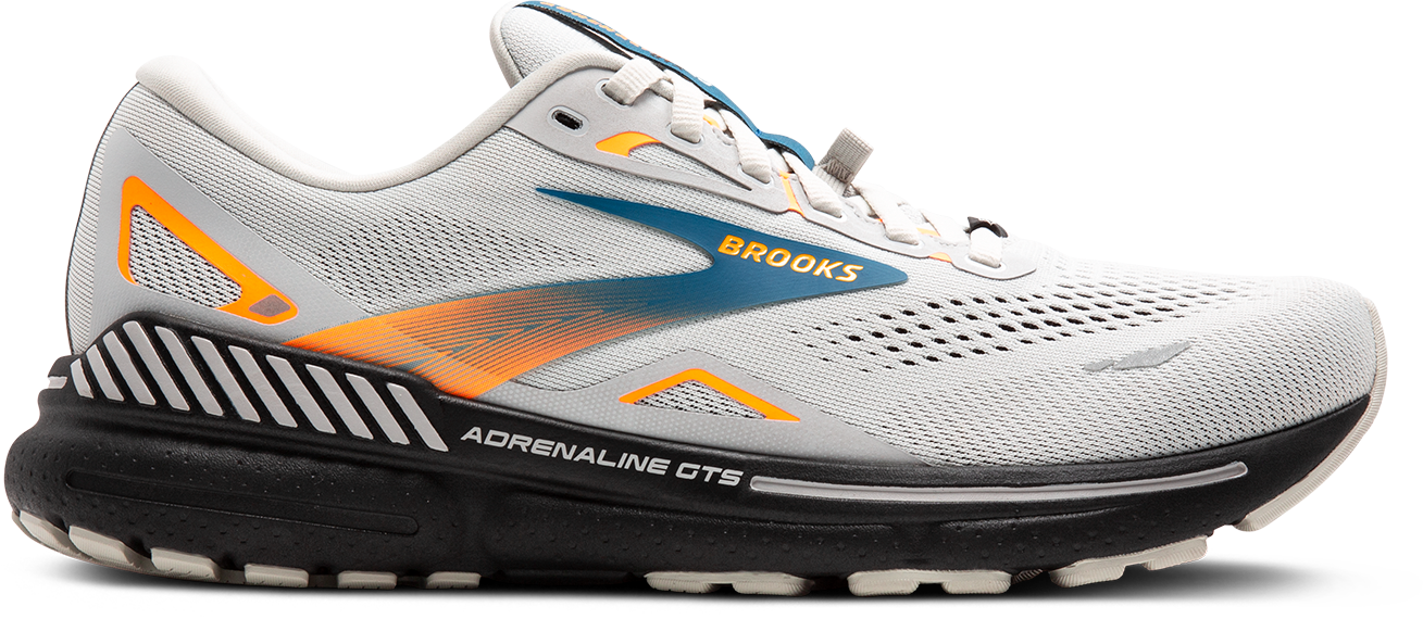 Men's Adrenaline 23 GTX (071 - Oyster Mushroom/Orange/Blue)