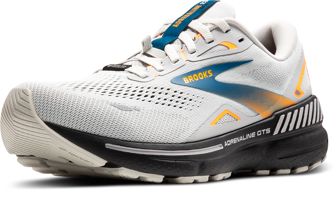 Men's Adrenaline 23 GTX (071 - Oyster Mushroom/Orange/Blue)