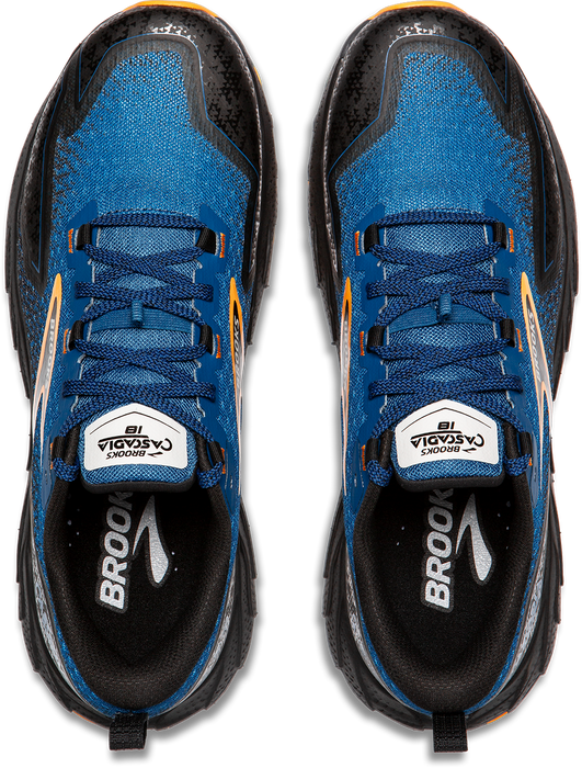 Men's Cascadia 18 (465 - Blue Sapphire/Black/Orange)