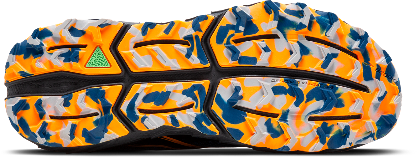 Men's Cascadia 18 (465 - Blue Sapphire/Black/Orange)