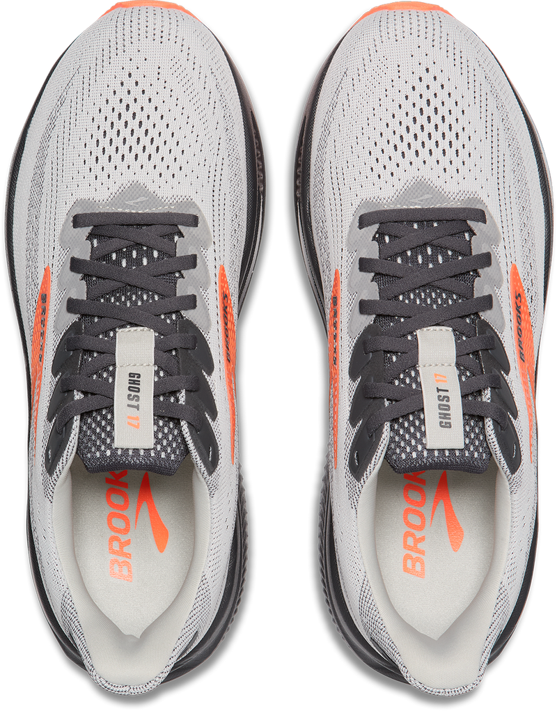 Men's Ghost 17 (048 - Oyster Mushroom/Orange/Ebony)