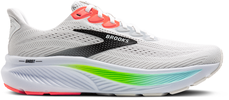 Men's Ghost 17 (112 - White/Pink Clay/Gecko)