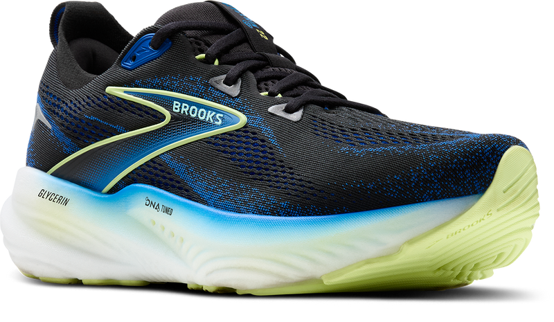 Men's Glycerin 22 (002 - Black/Cobalt/Neo Yellow)