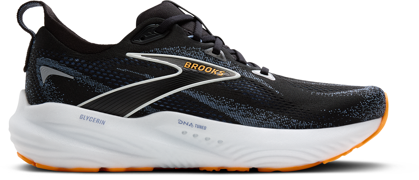 Brooks Glycerin 22 Mens Running Shoes Grey Blue Orange Athletic Sneakers 13 (D) Men main image 2