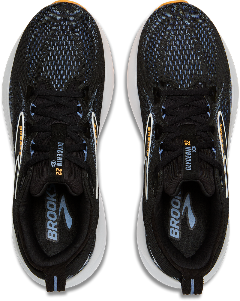 Men's Glycerin 22 WIDE (013 - Black/Country Blue/Orange Pop) — TC Men's Glycerin 22 WIDE (013 - Black/Country Blue/Orange Pop) — TC